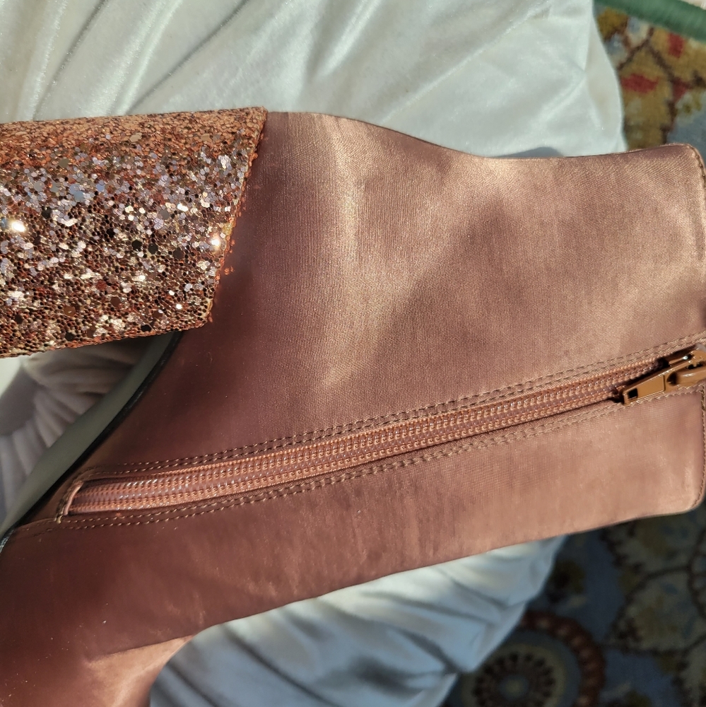 Shellys London Hugsy Bootie in Dark Nude - Picture 2 of 6